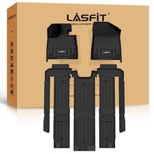 LASFIT Toyota Sienna 2021-2026 7-Seater All-Weather TPE Custom Fit Floor Mats