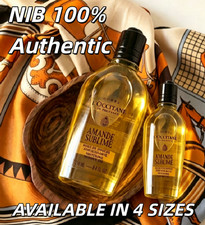 NIB Authentic L'Occitane Cleansing And Softening Refillable Shower Oil,4 sizes