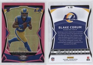 2024 Certified Rookies Pink Mirror /225 Blake Corum #160 Rookie RC