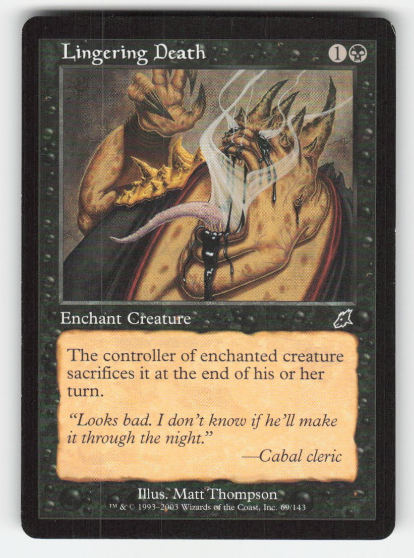 2003 Lingering Death Scourge 69 MTG