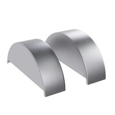 Round Trailer Fenders W/Fender Backs 32-1/8"x 9-1/8" x 14 14"- 16"Tires Round