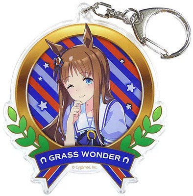 Miscellaneous Goods Glass Wonder Official Acrylic Keychain (Uniform Ver.) ''Uma