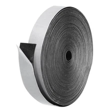 New Weather Stripping Door Seal Strip, 1 Roll 1 Inch x 1/16 Inch x 32 Ft Black $