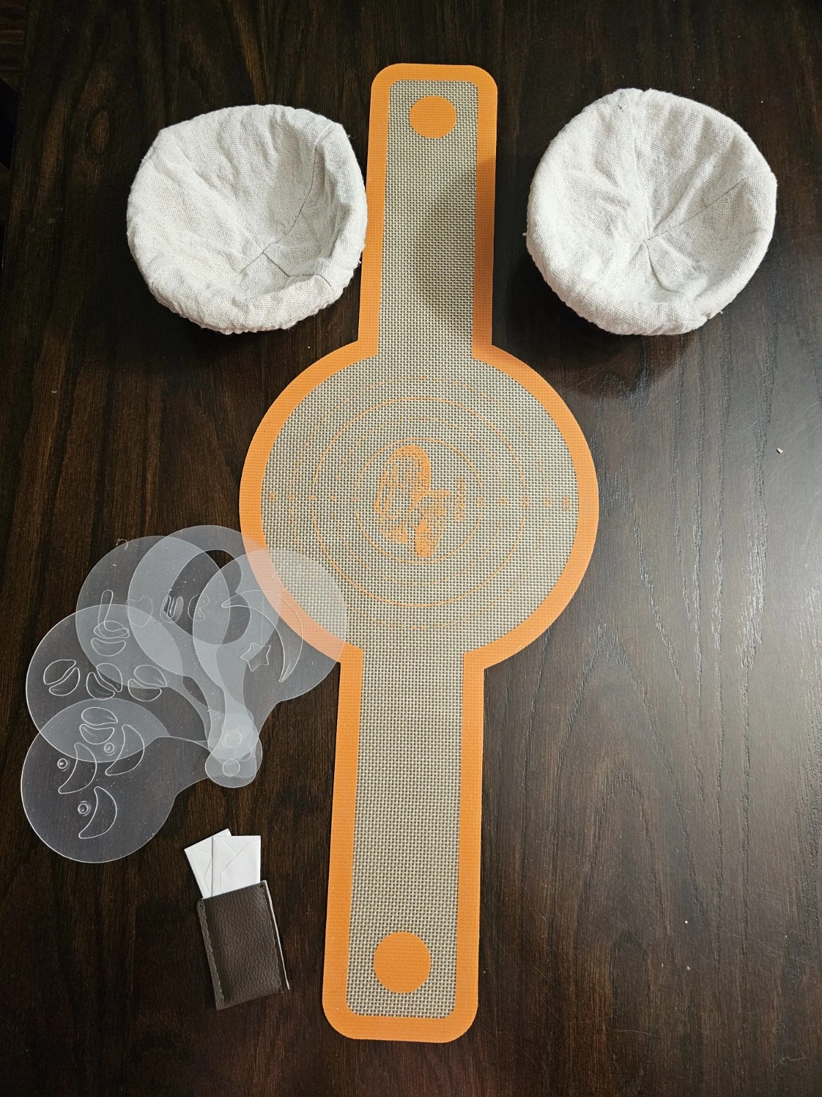 10 Pcs Sourdough Proofing Baskets (2) Banneton, Silicone Mat, 2 Blades, Cut Outs