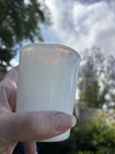 Antique Opalescent Milk Glass Set Of 5