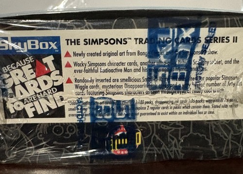 1994 Sky Box The Simpsons Series 2 36-Pack Box Factory Sealed - Picture 4 of 4