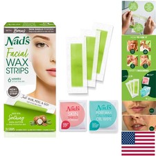 Smooth Skin for Weeks - Hypoallergenic Facial Wax Strips  Skin Care Extras