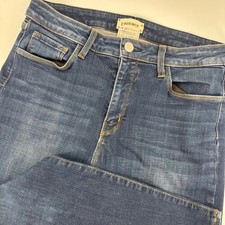 L'AGENCE Margot Skinny Jeans Womens 28 Blue Dark Wash High Rise Stretch Ankle