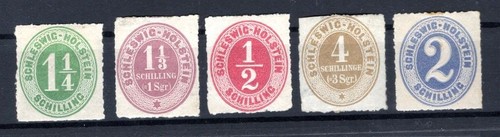 Schleswig-H. 8/12 SET * MH 275EUR (CA1231