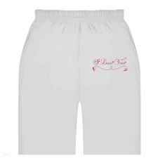 'I Love You Flourish' Adult Sweatpants / Joggers (JO051948)