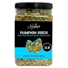 Pumpkin Seeds Pepitas Roasted Unsalted - 32 Oz - 2 Pound | Healthy Snack | Vegan 17.94 per gallon