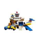 Vintage 1980 Fisher-Price Little People Jetport 933 Airport Plane Helicopter Set