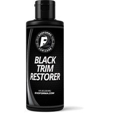ExoForma Black Trim Restorer 8 Oz Waterproof Plastic Vinyl Car Care