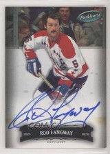 2006-07 Upper Deck Parkhurst Auto Rod Langway #59 Auto HOF 9cf