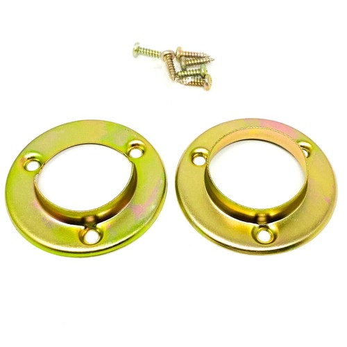 Pair of Everbilt Closet Rod Metal Pole Support Sockets for 1-3/8 in Rods 364095 - Picture 6 of 12