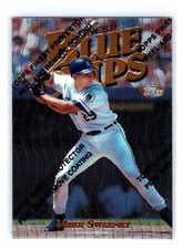 1997 Topps Finest Blue Chips W/ Coating #88 Mike Sweeney Kansas City Royals