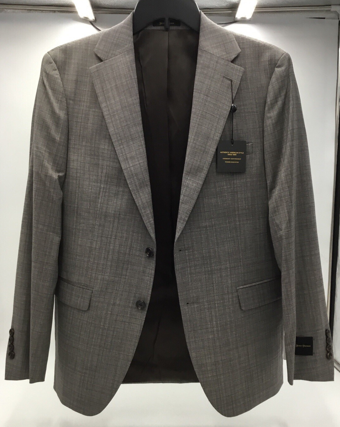 Hickey Freeman Modern Fit Solid Jacket 40REG- -