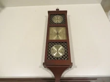 Vintage 22" Weather Station, Mid Century Airguide Weather Station, Barometer VGC