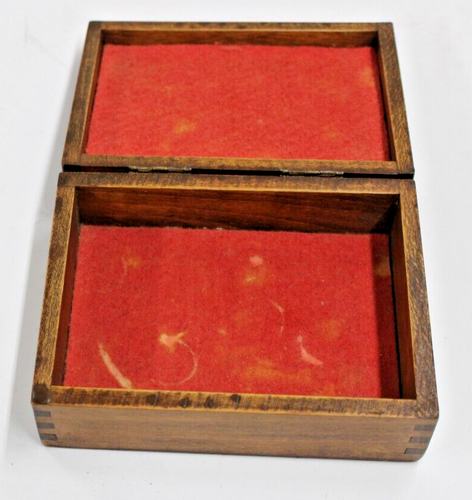 Vintage Wood Box with Jack Dempsey & Firpo Boxing Fight George Bellows Art Rare - Picture 2 of 3
