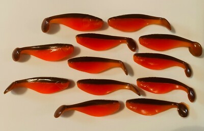  NEW Mister Twister Shad 3'' - 12- Pack- Sassy Shad - Craw Craw Crawfish