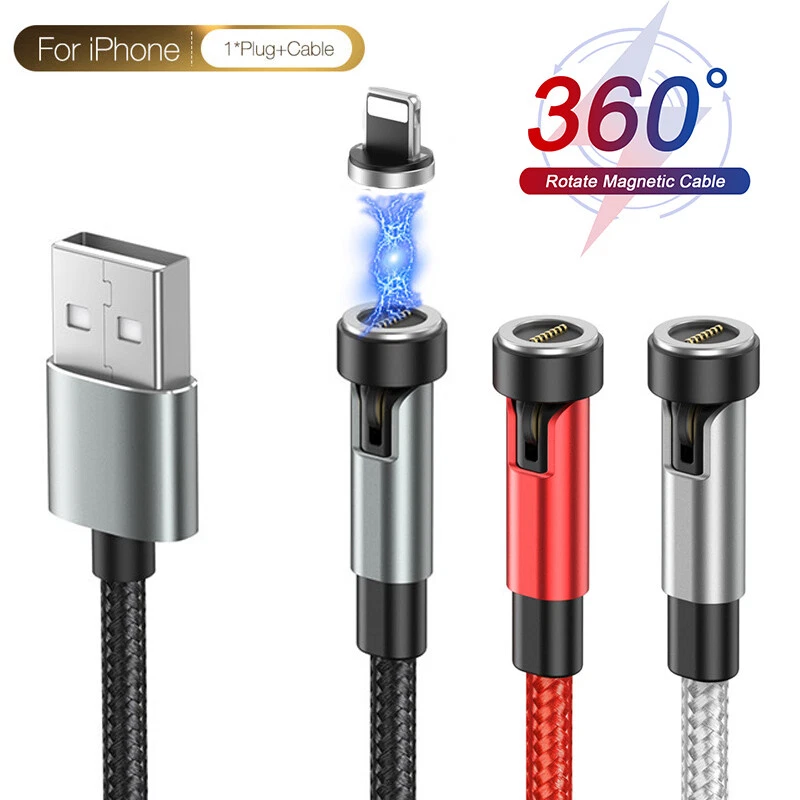 Magnetic outlet lightning cable