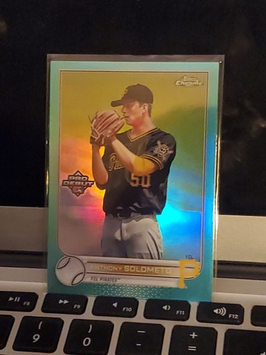 Anthony Solometo 55/75 Rookie 2022 Topps Pro Debut Chrome Pittsburgh Pirates