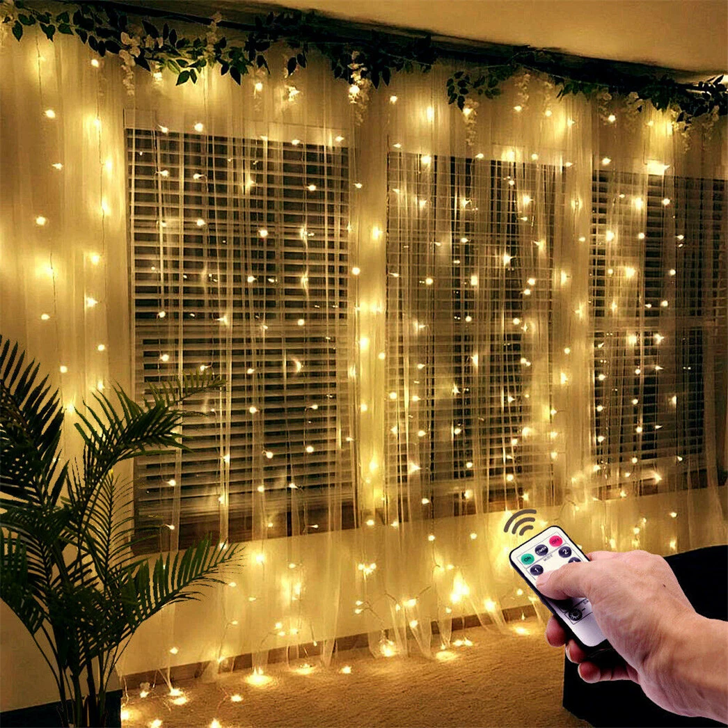 Hanging wall string lights deals
