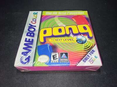 Pong The Next Level Hasbro Interactive Nintendo Game Boy Color BRAND NEW Sealed-