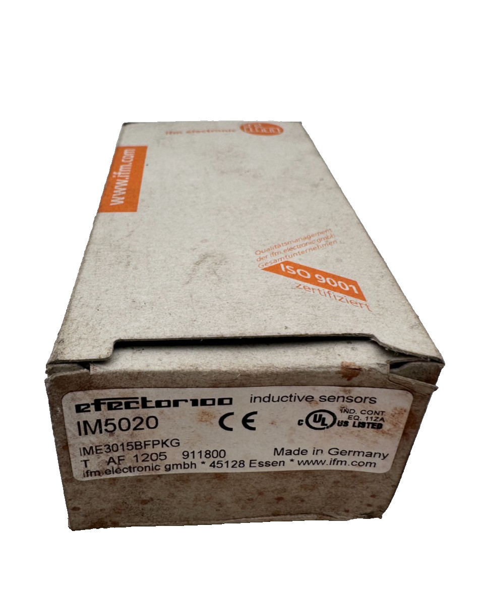 Détecteur inductif IFM IM5020 avec portée de 15mm pour automatisme haute précision