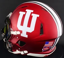INDIANA HOOSIERS NCAA Riddell Speed Full Size REPLICA Football Helmet