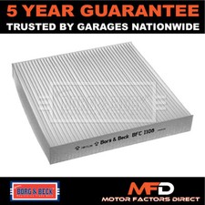 Fits Honda Civic CR-V Rover 200 400 MG ZS Cabin Filter Borg & Beck