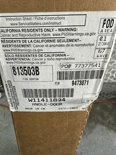 NEW - Jennair wall oven door handle - stainless - W11411894