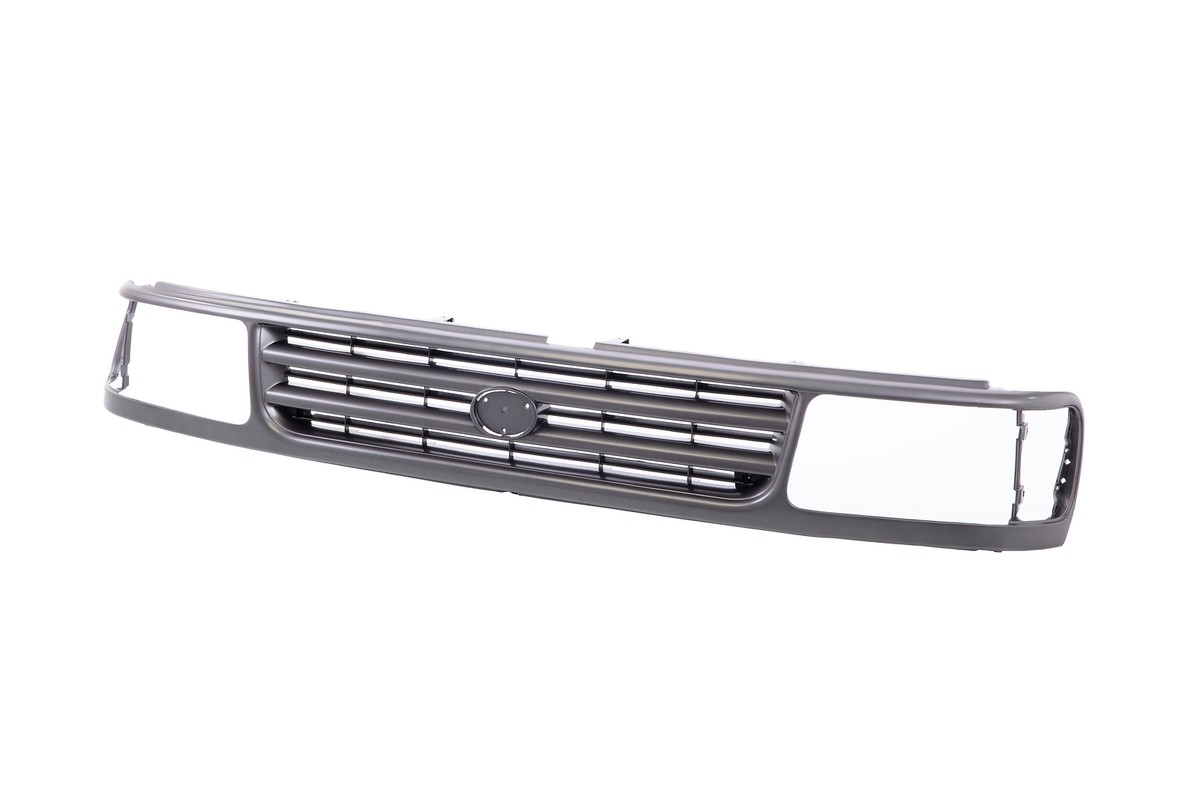 Black Front Grille Grill w/Dark Gray Trim For 93-98 Toyota T100
