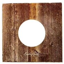 Caribou Records Company Sleeve 45 RPM Vinyl CBS Wood Grain Style