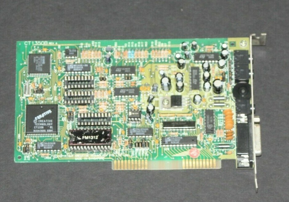 Reviving A Scrapped Sound Blaster 2.0 ISA Soundcard