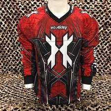 New HK Army HSTL Paintball Jersey - Red - Medium