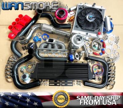 BKR T3/T4 AC Bolt-On Turbo Kit for Dohc Integra Civic Si Vtec Em1 Ek9 EG DC DB