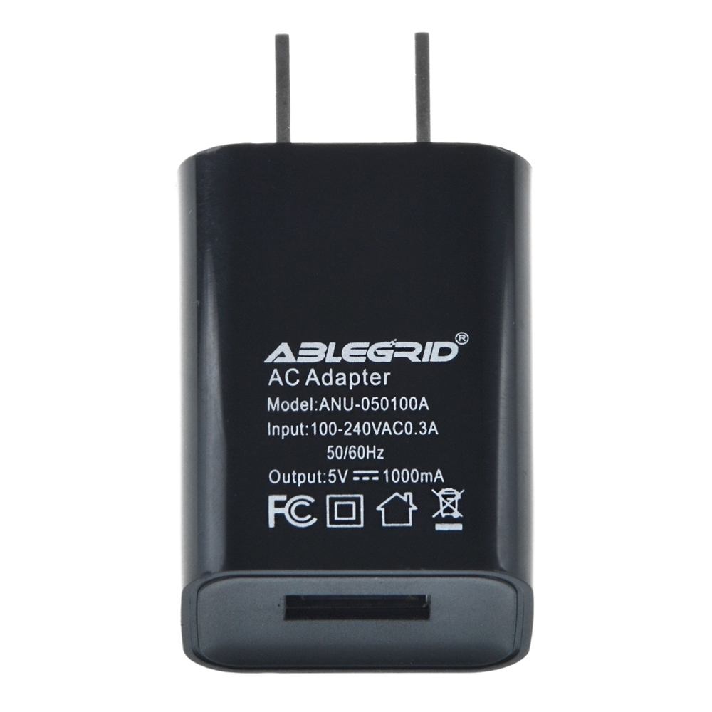AbleGrid Caricatore Da Parete USB 5V 1A 5W – Adattatore AC/DC Universale