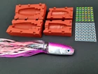 4 Large Mold Kits, Trolling Head Molds  2 X 190 g  +  2 X 300 g