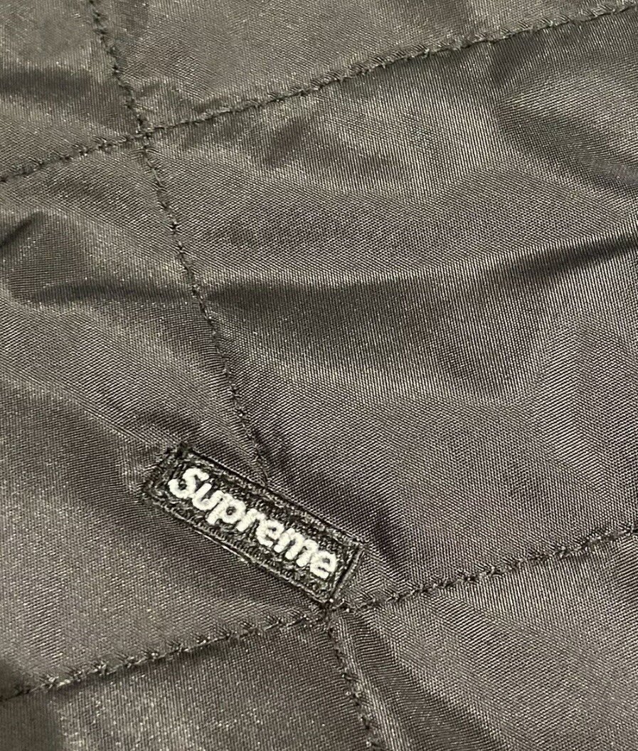 FW17 Supreme Reversible Shadow Plaid Vest Dark Green Size Medium