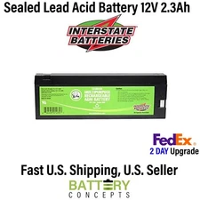 Interstate Batteries 12V 2.3Ah Camcorder Battery For Panasonic PV-420D