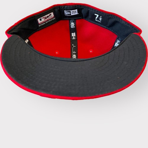 Sombrero Cleveland Indians New Era 59Fifty Gorra Ajustada 7 1/8 Alternativo Auténtico - Imagen 7 de 9