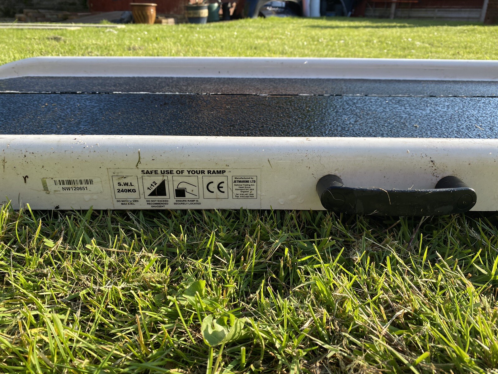 Jetmarine 6 Foot Folding Fibreglass Wheelchair Mobility Scooter Ramp eBay