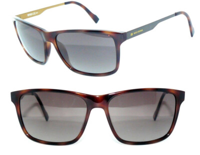 HUGO BOSS SONNENBRILLE BRAUN GRAU BO 0163 leichte HERREN BRILLE 0392 EA7 ETUI
