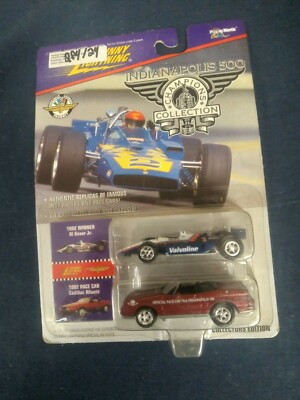 JOHNNY LIGHTNING INDY 500 1992 AL UNSER JR PACE CAR CADILLAC ALLANTE 1996 2 PK
