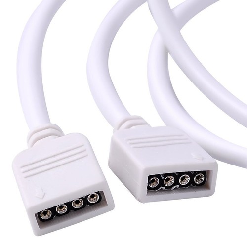 10pcs Extension Cable and 4Pins Connector Plug For RGB 5050 3528 LED Strip Light - Picture 3 of 3