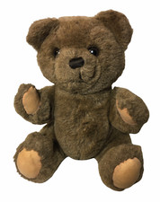 Russ Buckingham Teddy Bear Plush Brown Jointed Stuffed Animal 14" Korea No. 582