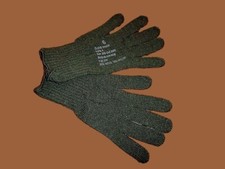 U.S MILITARY STYLE D3A COLD WEATHER OD GLOVE LINERS 85 WOOL 15 NYLON 6 X LARGE