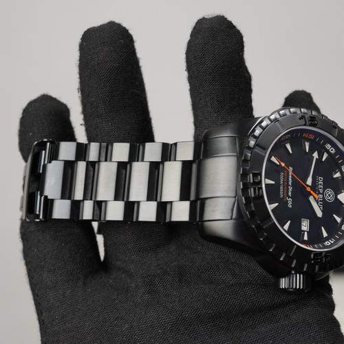 Deep Blue Swiss ETA 2824-2 automatic dive watch MOP dial 500m 49mm sapphire +21 - Picture 8 of 22