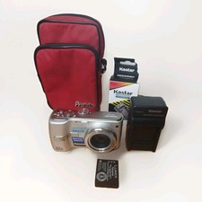 Panasonic Digital Camera Lumix DMC-TZ1 5.0MP Silver, New Charger, Case.Tested